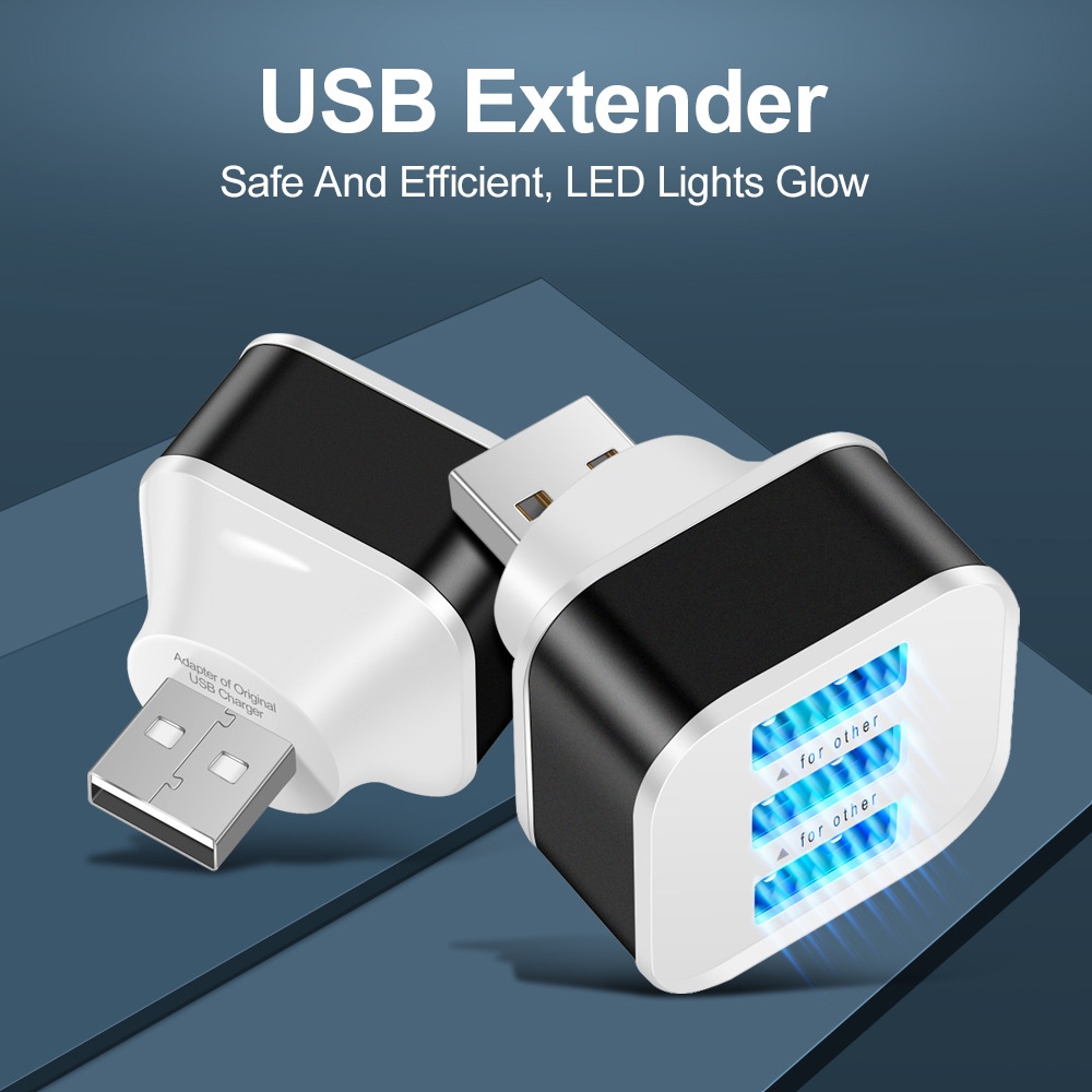 Laptop Tablet Accessories - 3-портовый USB-разъем USB-адаптер 3 в 1,