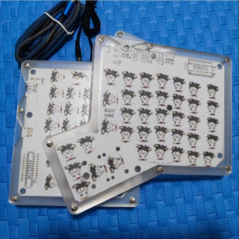 Tablet Accessories 3D Print - Комплект разделенной клавиатуры Ergodox, проводная горячая