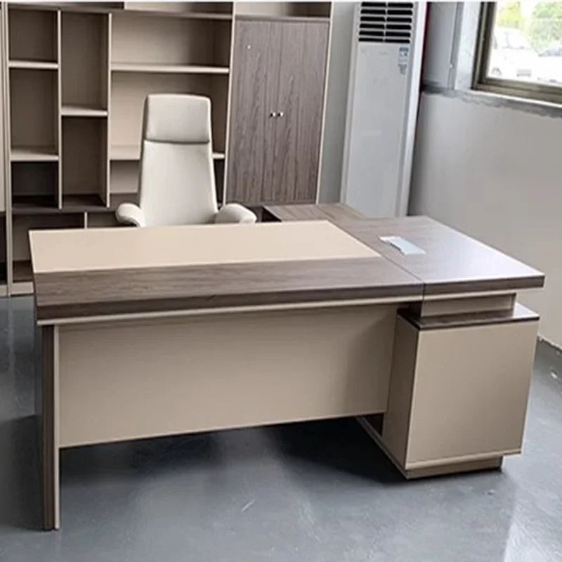 Office Table Accessories Unique - Постмодернистский компьютерный стол для руководителя, минималистичный