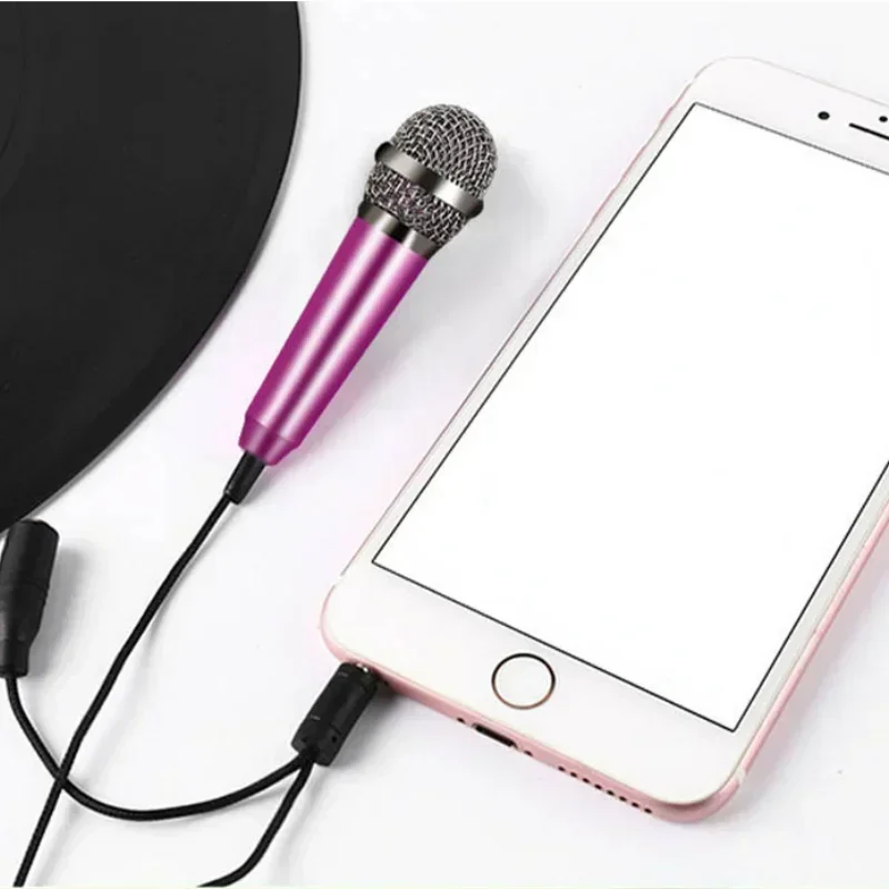 Laptop Tablet Accessories - Мини-портативный 3,5 мм стерео студийный микрофон
