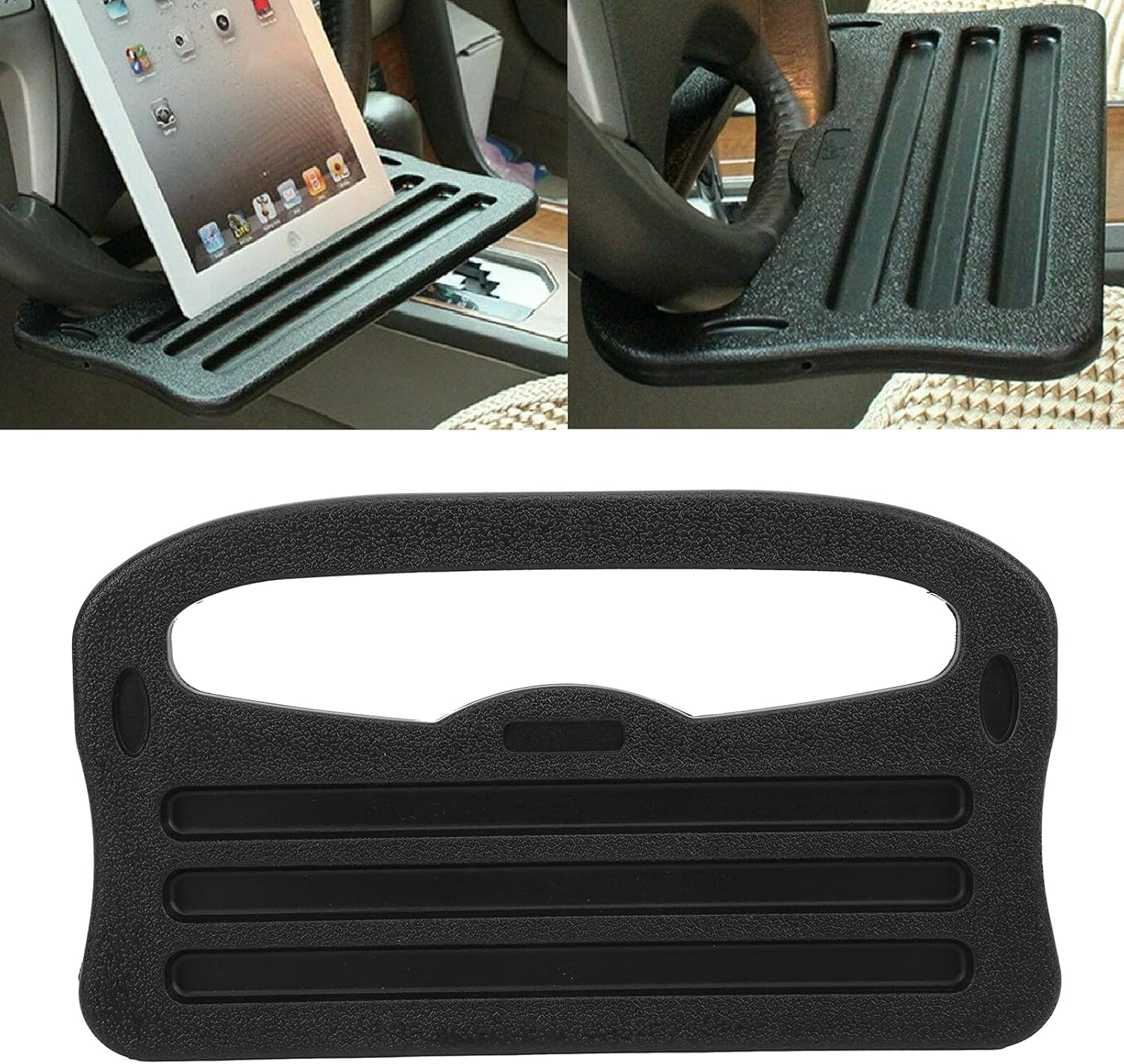 Laptop Tablet Accessories - Подставка-органайзер 2-в-1 для руля автомобиля: аксессуар