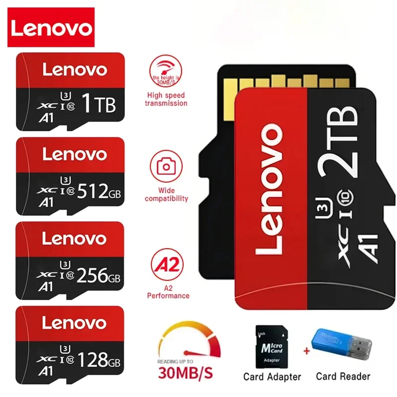 Карта памяти Lenovo 2TB High-S – обзор и цена Microsd Card Tablet