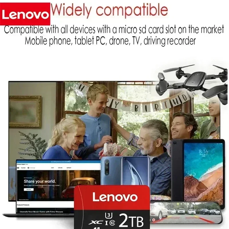 Карта памяти Lenovo 2TB High-S – обзор и цена Microsd Card Tablet