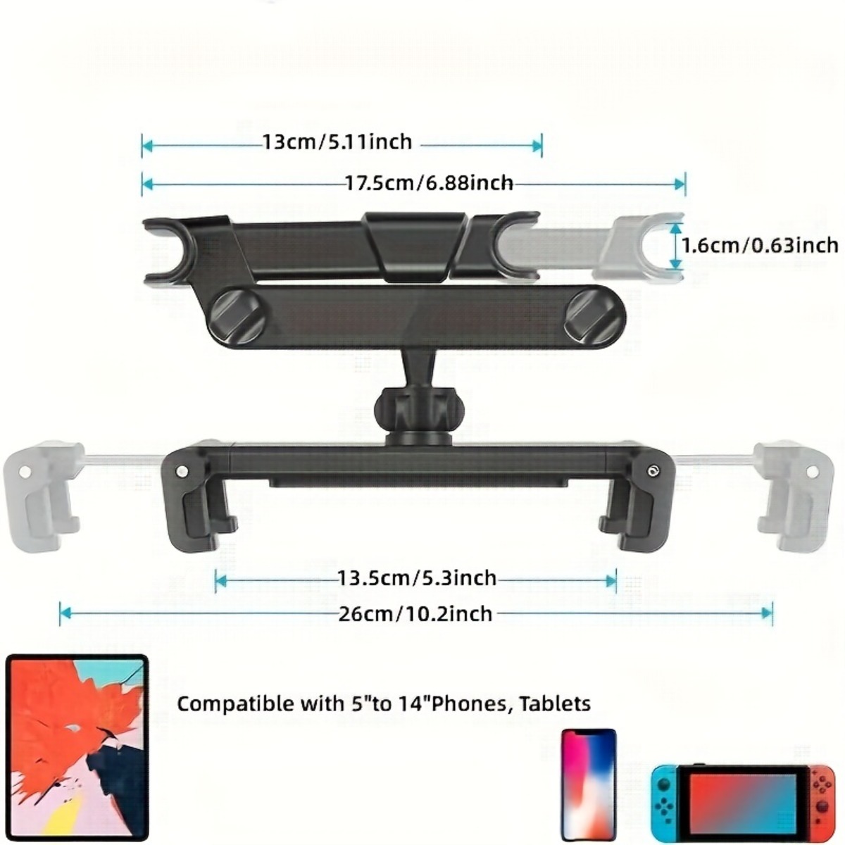 Универсальное автомобильное кр – обзор и цена Tablet Car Mount