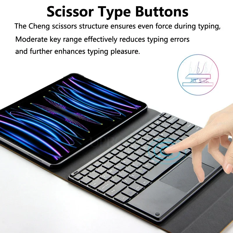 Чехол с сенсорной клавиатурой  – обзор и цена Bluetooth Trackpad