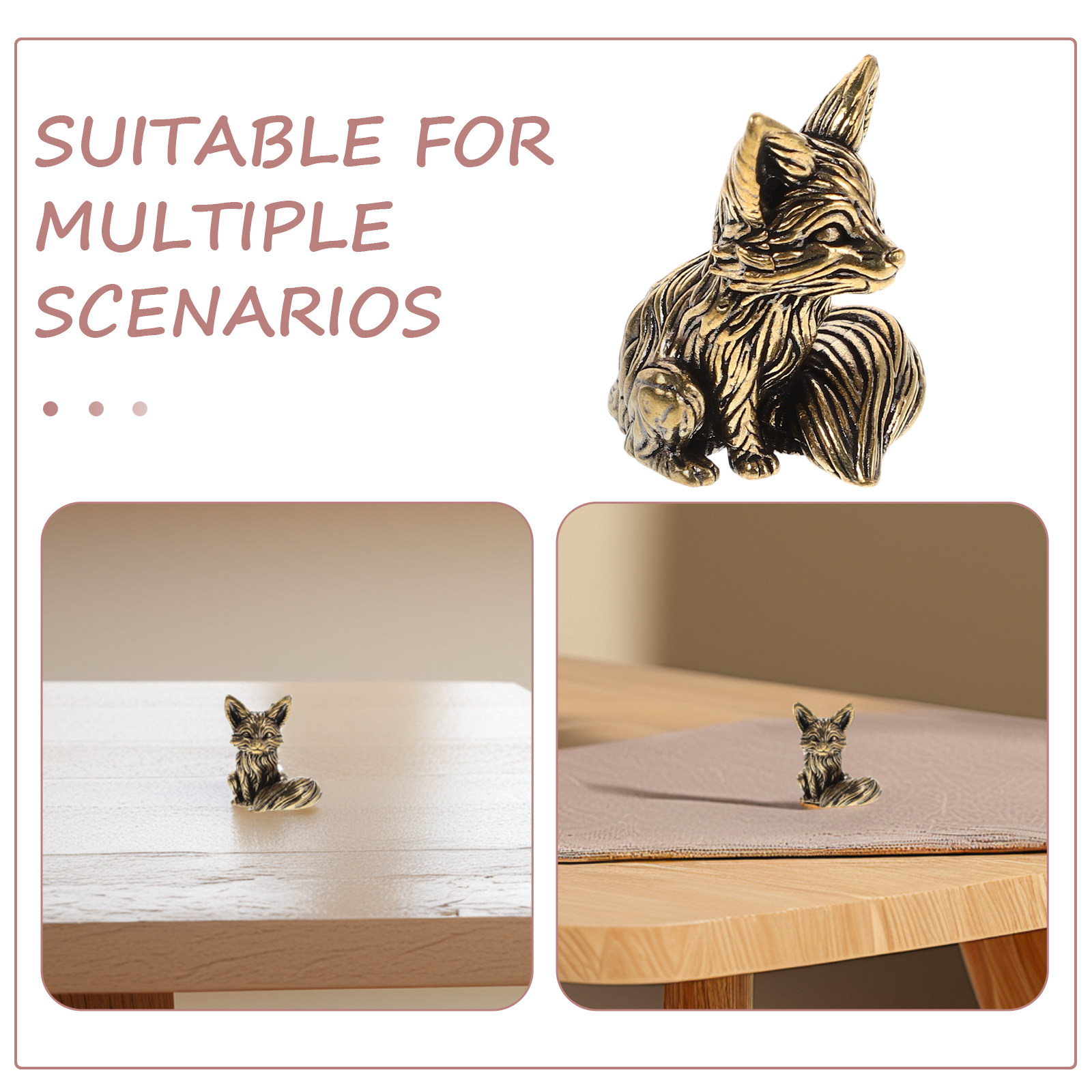 Винтажная фигурка лисы из цель – обзор и цена Unique Table Accessories